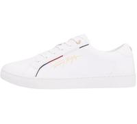 Tommy Hilfiger Women's Tommy Signature Cupsole Trainers, White (White), 5