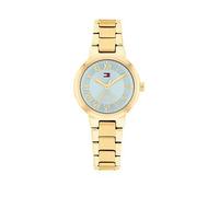 Tommy Hilfiger Womens Two Tone Gold Plated Bracelet Watch One Colour