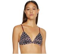 Tommy Hilfiger Womens UW0UW03810 Monogram Triangle Bra - Multicolour Nylon - Size 8 UK