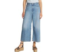Tommy Hilfiger Women's Wide Leg Sia High Waist Cropped Jeans, Blue (Sia), 25W