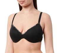 Tommy Hilfiger Women's Wireless Push UP Bra UW0UW05740, Black, M