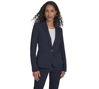 Tommy Hilfiger Women's Work One Button Blazer Business Jacket, Midnight, 20