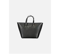 Tommy Hilfiger Women's Zip Closure Shoulder Bag with Logo and Internal Pockets Women - Black