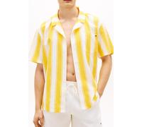 Tommy Hilfiger Woven Bowling Shirt Summer Stripe Sunshower size M | Casual Shirts Outlet | Men M