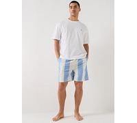 Tommy Hilfiger Woven Short Print Pyjama Set, White, Size S, Men White