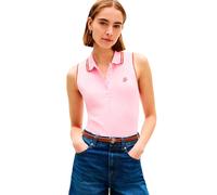 Tommy Hilfiger Ww0ww49561 Short Sleeve Polo Pink L Woman
