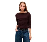 Tommy Hilfiger Ww0ww49928 3/4 Sleeve T-shirt Brown 2XS Woman