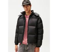 Tommy Jeans Alaska Down Puffer Hooded Jacket Pure Black - XL