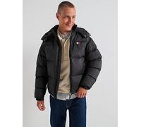 Tommy Jeans Alaska Ripstop Quilted Jacket, Black, Size Xl, Men Black