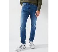 Tommy Jeans Austin Tapered Fit Stretch Jeans, Mid Wash, Size 36, Length Regular, Men Mid Wash