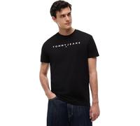 Tommy Jeans Reg Linear Logo Short Sleeve T-shirt Black L Men