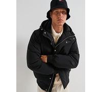 Tommy Jeans City Ready Bomber Jackets, Black, Size L, Men Black