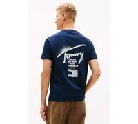 Tommy Jeans | DM22553 Regular City Sign Script Logo Print Half Sleeve T-Shirt