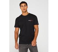 Tommy Jeans Dna Back Graphic T-Shirt - Black, Black, Size S, Men Black