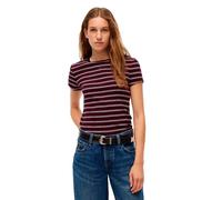 Tommy Jeans Dw0dw17383 Short Sleeve T-shirt Purple XL Woman