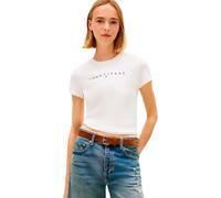 Tommy Jeans Dw0dw18398 Short Sleeve T-shirt White XS Woman