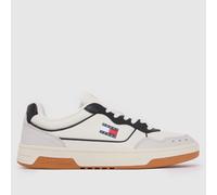 Tommy Jeans Elevated Cupsole Trainers in White & Navy UK 9 (EU 43)