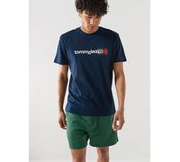 Tommy Jeans Entry Dna Short Sleeve T-shirt Blue S Men