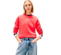Tommy Jeans Ess Logo 2 Crew Sweatshirt Red M Woman