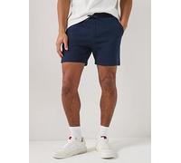TOMMY JEANS Men’s Flag Beach Sweat Shorts with Drawstring, Blue (Dark Night Navy), XXL