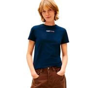 Tommy Jeans Essential Logo 2 Short Sleeve T-shirt Blue S Woman