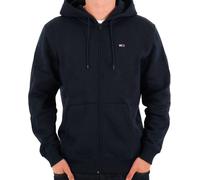 Tommy Jeans Men's Tjm Reg S Flag Zip Fleece Thru Dm0dm20743 Zip Through Hoodie, Blue (Dark Night Navy), S