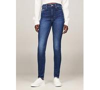 Tommy Jeans High Rise Skinny Jean, Blue, Size 32, Inside Leg 32, Women Blue