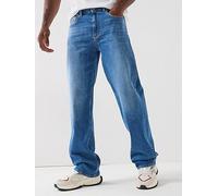 Tommy Jeans Jaimie Relaxed Straight Fit, Blue, Size 36, Men Blue