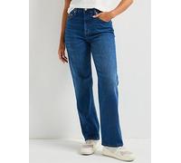 Tommy Jeans Layla Slim Leg Jean - Navy, Blue, Size 26, Inside Leg 32, Women Blue