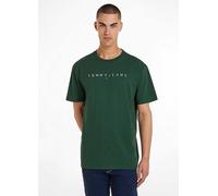 Tommy Jeans Linear Logo T-Shirt Court Green