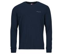 Tommy Jeans Long Sleeve T-shirt TJM SLIM CHEST LINEAR LS TEE EXT in Marine EU L