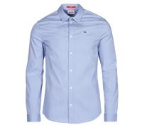 Tommy Jeans Long sleeved Shirt TJM ORIGINAL STRETCH SHIRT in Blue EU M