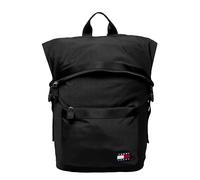 Tommy Jeans Men Backpack Daily Rolltop Hand Luggage, Black (Black), One Size
