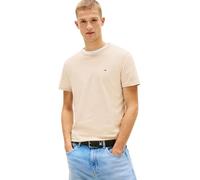 Tommy Jeans Men’s 2 Pack T-Shirts Short Sleeve Jersey in Cotton, Multicolor (Ecru/White Clay), XL