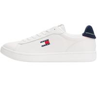 Tommy Jeans Men’s Archive ‘98 Leather Cupsole Trainers, Multicolor (RWB), 8