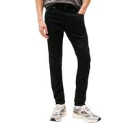 Tommy Jeans Men’s Austin Slim Fit Tapered Jeans, Black (Denim Black), 32W/34L