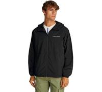 Tommy Jeans Men’s Chicago Windbreaker with Hood, Black (Black), XL