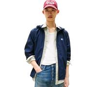 Tommy Jeans Men’s Chicago Windbreaker with Hood, Blue (Dark Night Navy), XS