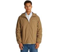 Tommy Jeans Men’s Chicago Windbreaker with Hood, Brown (Vintage Camel), XL