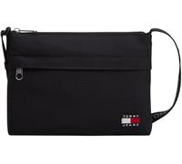 Tommy Jeans Men’s Crossbody Bag Daily Ripstop with Exterior Pocket, Black (Black), One Size