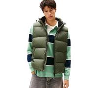 Tommy Jeans Men’s Essential Down Gilet with Hood, Green (Pewter Green), M