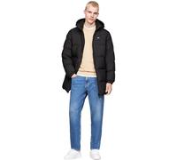 Tommy Jeans Men’s Essential Down Parka with Hood, Black (Black), XXL