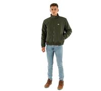 Tommy Jeans Men’s Essential Padded Transitional Jacket with Stand Collar, Green (Pewter Green), XS