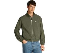 Tommy Jeans Men’s Essential Stand Collar Windbreaker, Green (Fatigue Green), XS