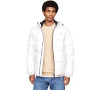 Tommy Jeans Men’s Essential Warm Down Jacket, White (White), 3XL