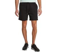TOMMY JEANS Men’s Flag Beach Sweat Shorts with Drawstring, Black (Black), S