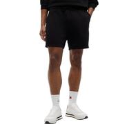 TOMMY JEANS Men’s Flag Beach Sweat Shorts with Drawstring, Black (Black), S