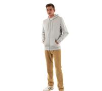 Tommy Jeans Dm0dm20743 Full Zip Sweatshirt Grey XL Man