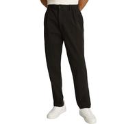 Tommy Jeans Men’s Isaac Twill Casual Wide Leg Trousers, Black (Black), M