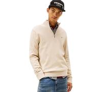 Tommy Jeans Men’s Light Stand Collar Zipped Sweatshirt, Beige (Gulf Sand), L